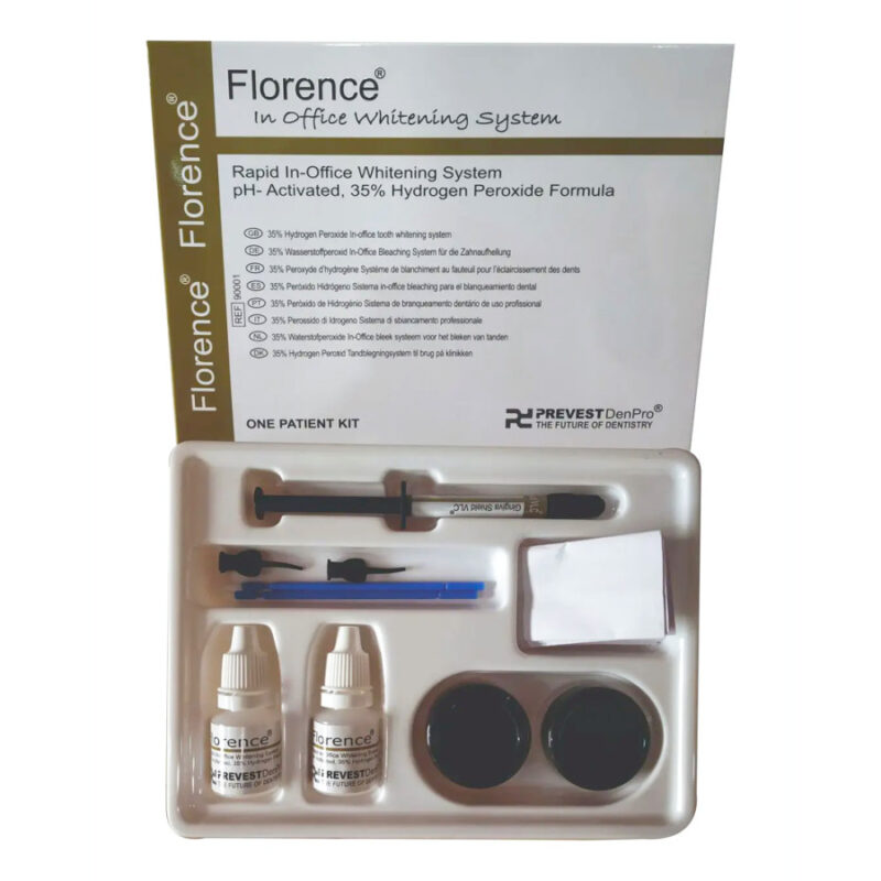 BLANQUEAMIENTO FLORENCE PEROXIDO HIDROGENO 35 POLVO LIQUIDO Dentosmed