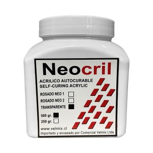 ACRILICO TRANSPARENTE AUTOCURABLE 500 GR NEOCRIL