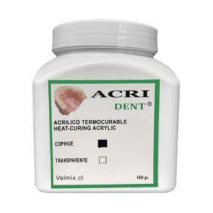 ACRILICO ROSADO TERMOCURABLE 500 GR ACRIDENT