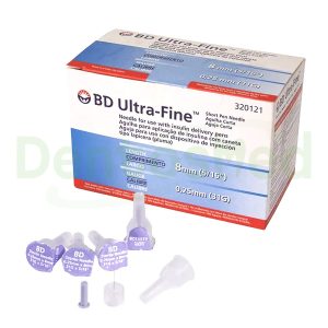 AGUJA ULTRA-FINE PARA INSULINA 31G X 8 MM