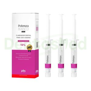 BLANQUEAMIENTO PEROXIDO DE CARBAMIDA 16% X 3 JERINGAS POTENZA BIANCO PHS
