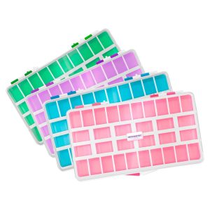 CAJA ORGANIZADORA 32 DIVISIONES ORTHOMETRIC COLORES - Imagen 2