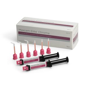 CEMENTO DUAL MAXCEM ELITE CHROMA 2 JERINGAS X 5 GRAMOS KERR