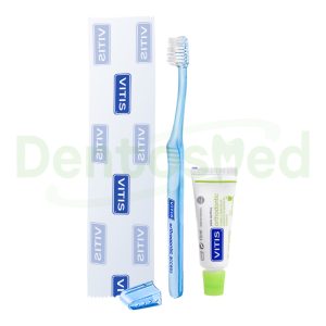 CEPILLO VITIS ACCESS ORTHODONTIC + PASTA 15 ML EN CELOFAN