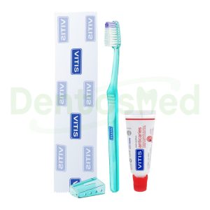 CEPILLO VITIS SUAVE + PASTA ANTICARIES 15 ML EN CELOFAN - Imagen 1