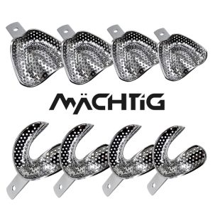 CUBETAS ACERO PERFORADAS DESDENTADO KIT 8 UNIDADES