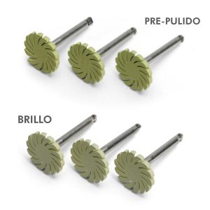 DIAGLOSS GOMAS ESPIRALES DE PULIDO COMPOSITE X 3 UNIDADES KERR