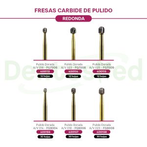 FRESA CARBIDE DE PULIDO REDONDA KERR - Imagen 1
