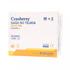 GASA ESTERIL 10 X 10 CM CAJA X50 SOBRES CRANBERRY