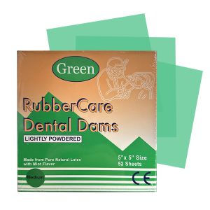 GOMA DIQUE RUBBERCARE 5" X 5" CAJA X52 UND