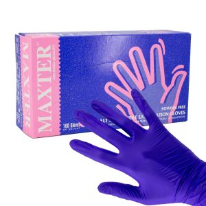 GUANTE NITRILO AZUL COBALTO MAXTER