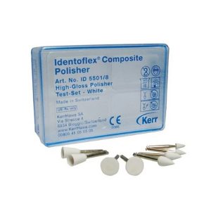 IDENTOFLEX GOMAS DE PULIDO PARA COMPOSITE ALTO BRILLO 8 UNIDADES KERR