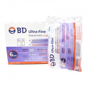 JERINGA INSULINA BD 0,3 ML AGUJA 31G X 6MM CAJA X 100 UNIDADES