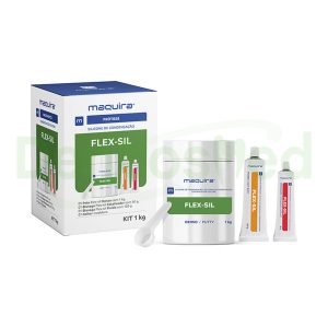 KIT SILICONA CONDENSACION FLEX-SIL 1 KG MAQUIRA