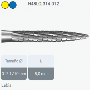 FRESA CARBIDE A/V LLAMA PARA ACABADO H48LQ.314.012 KOMET