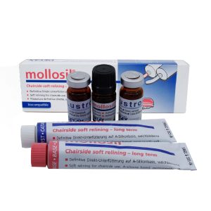 KIT SILICONA REBASE MOLLOSIL