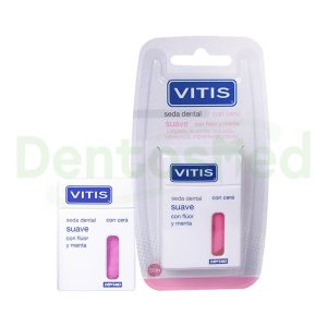 SEDA DENTAL VITIS SUAVE CON MENTA Y FLUOR 50 MTS